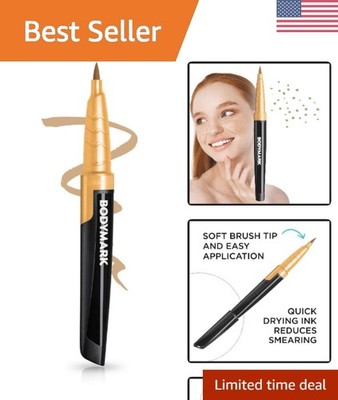 Freckle Pen Duo - Dark Brown and Colorful Temporary Tattoo Markers, 1 Count Each