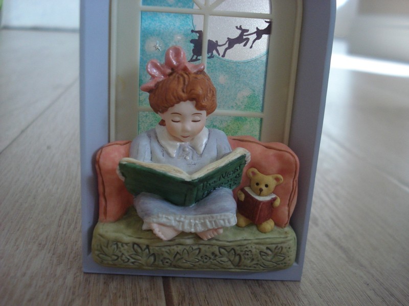 Hallmark Ornament A Christmas Eve Story 1998 Little Girl Reads-Spoonful of Stars