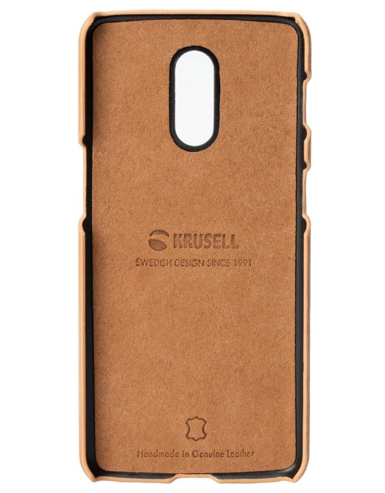 Krusell Cover Custodia di Pelle Rigida Guscio Protezione per OnePlus 6T One Plus - Immagine 3 di 4
