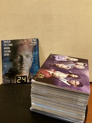 2003 TWENTY FOUR 24 SEASON 1 Complete Trading Card Set 90 Cards