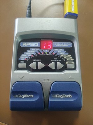 DigiTech RP50 Multi-Effect Modeling Guitar Processor Effects Pedal Drum Machine 