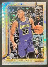2025-26 Topps Chrome X-Fractor #148 Rui Hachimura Los Angeles Lakers