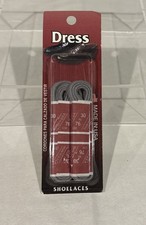 Sole Choice NOS Dress 30” Shoe Laces Gray Round Vintage Made in USA