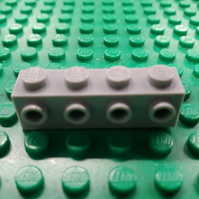 Lego 30414 Brick Modified 1 x 4 with Studs on Side Light Bluish Gray