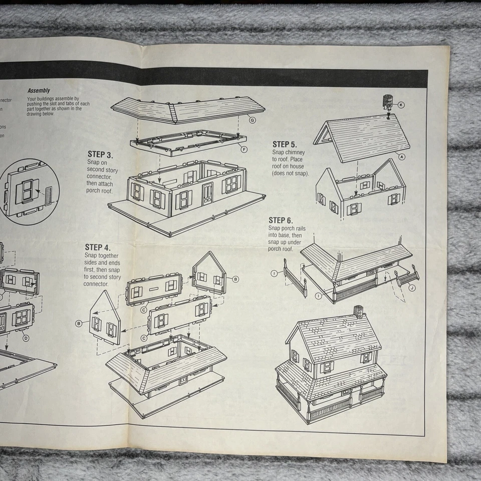 Vintage ERTL Farm Country Farmhouse Assembly Manual – Complete Instruction Guide - Image 4 of 4