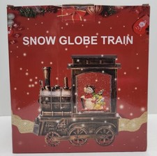 Tren globo nieve Navidad Ipow con brillo giratorio de agua, musical.