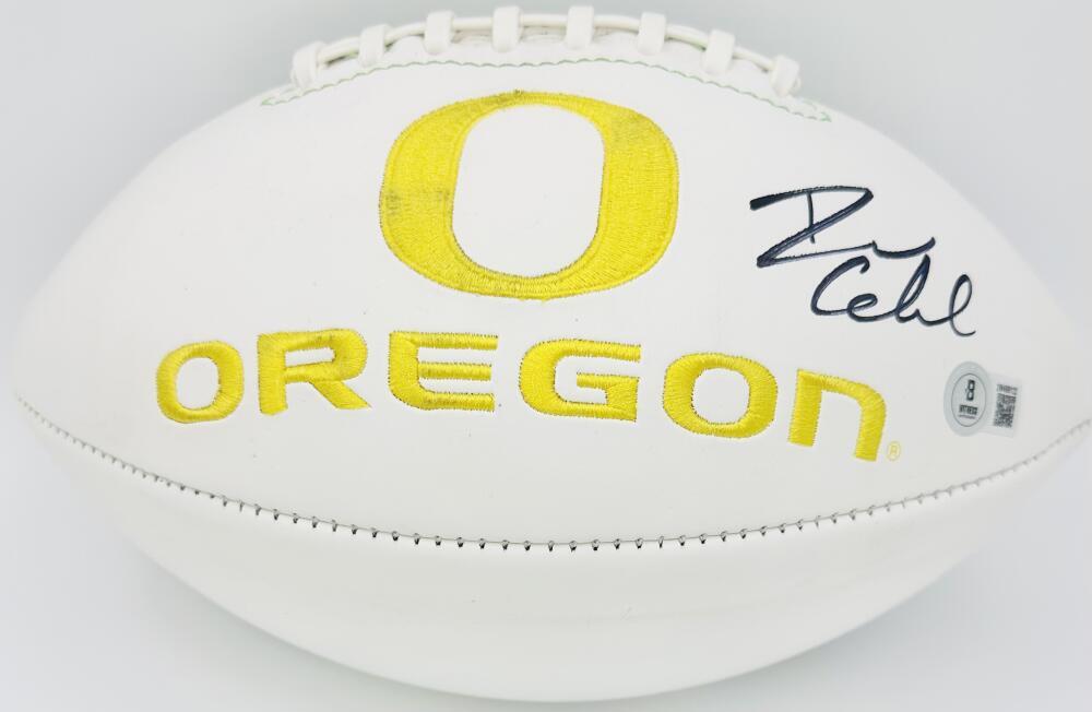 DILLON GABRIEL Autographed Signed Oregon Ducks LOGO FOOTBALL OKLAHOMA BAS K122 
