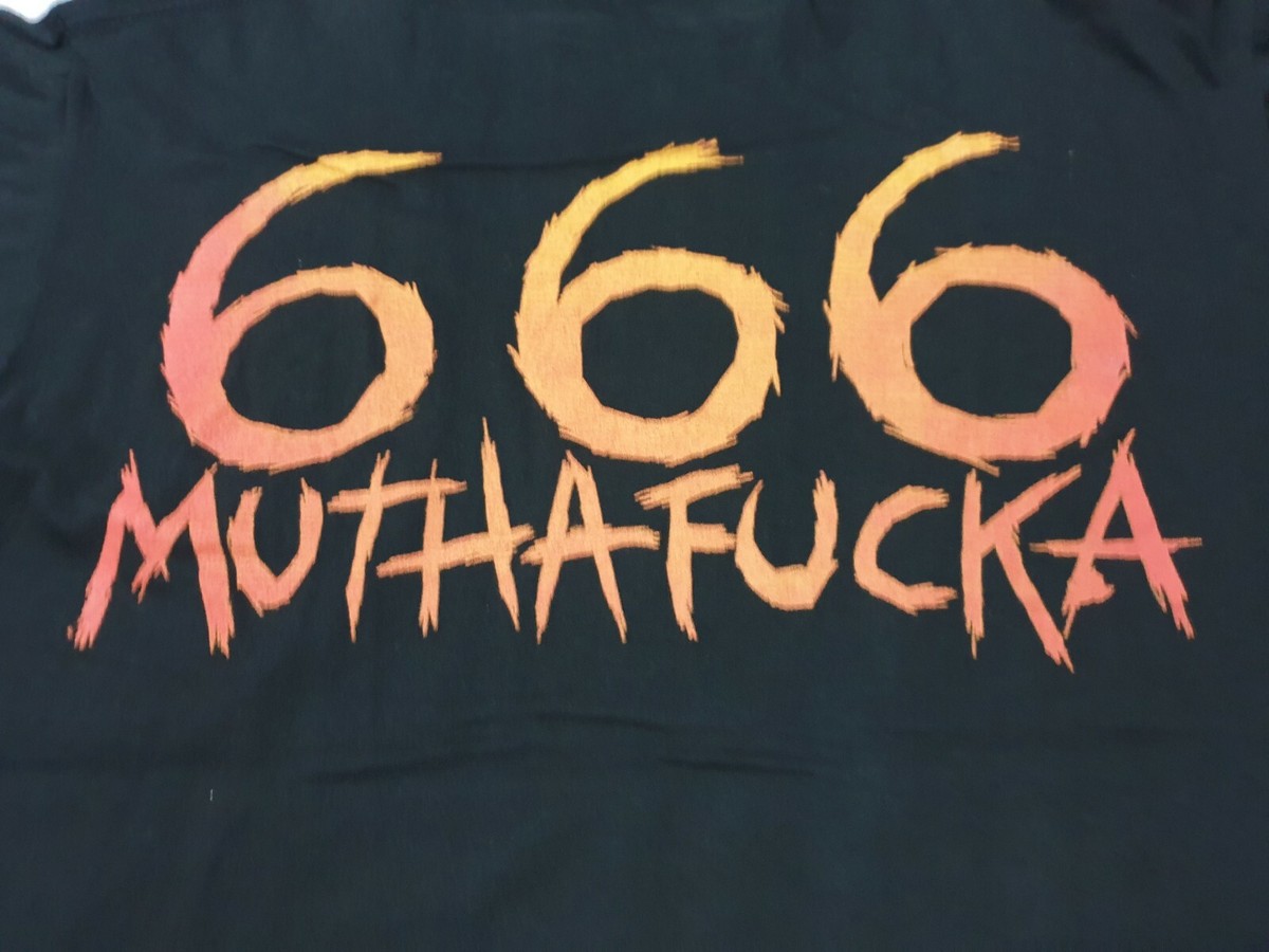rare vintage 90s White Zombie 1996 “666 Muthafucka” T-shirt size
