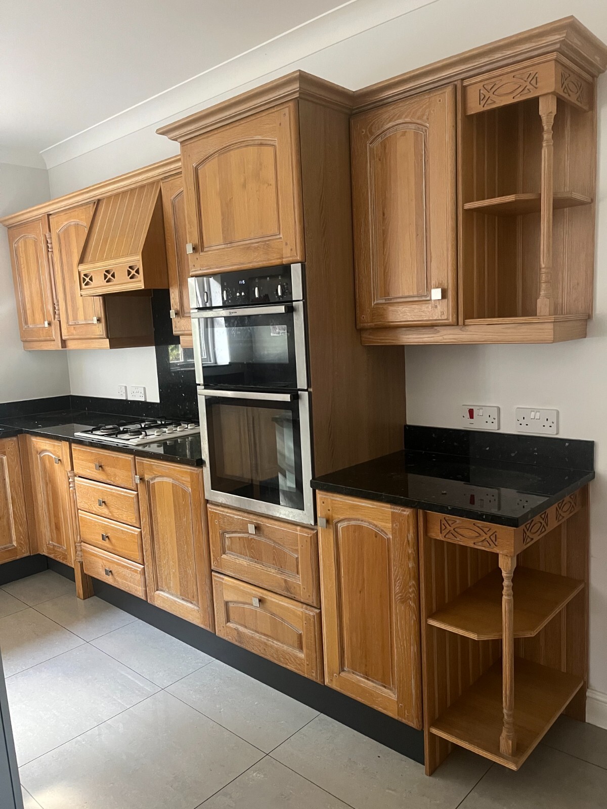 solid oak kitchen units used eBay