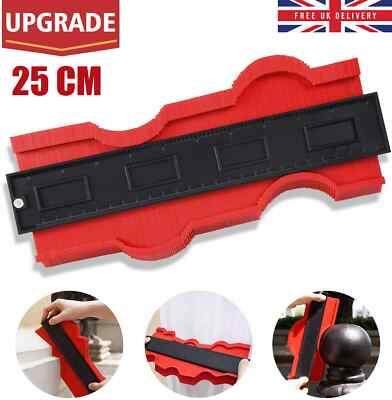 Konturenlehre Form Duplikation Profil Werkzeug Omnigauge 10''25cm Saker Standard UK