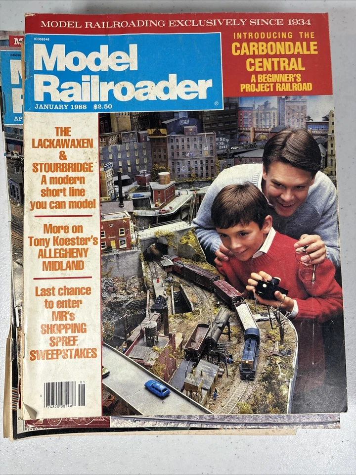 Lot Of 10 Model Railroader Magazine Random Issues From 1980’s And 1990’s Vintage - Image 2 of 4