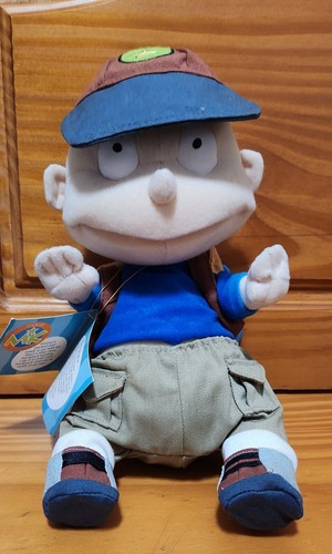 Rugrats Tommy Plush Doll NEW W TAGS Macy's Kid Zone Nickelodeon 2001 Hat Backpac - Picture 2 of 16
