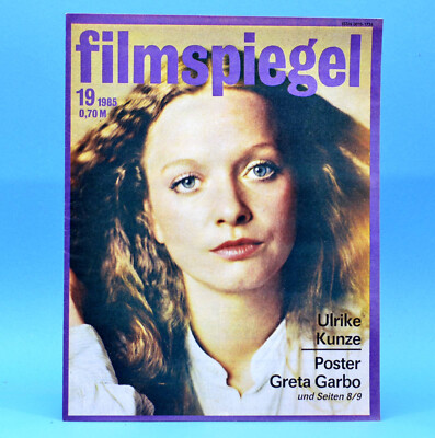 DDR Filmspiegel 19 1985 Greta Garbo Woody Allen Lore Frisch Konrad Wolf V