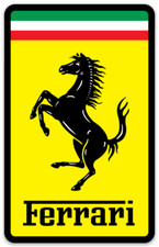 Ferrari Motors Automotive Logo Type W Name Monogram Die-cut Magnet Ferrari Motors Automotive Logo Type W Name Monogram Die-cut Magnet