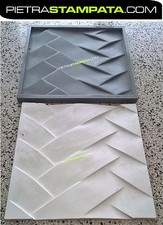 chapa goma piedra molde molde molde fundición yeso forma poliuretano para panel de pared 3d