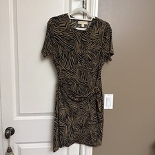 Michael Michael Kors Women's Size M Leopard Print  Dress