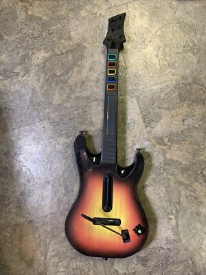 RedOctane Xbox 360 Guitar Hero World Tour Wireless Sunburst Controller 