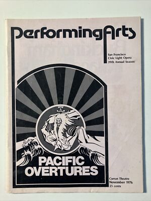 Performing Arts Curran Theatre San Francisco Nov 1976 Pacific Overtures Mako