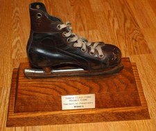 Vintage 1960's West Vancouver Police Fire Department Ice Skate Hockey Trophy!