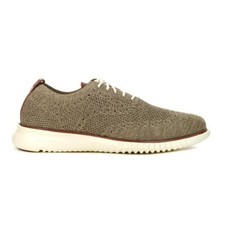 Cole Haan Men's 2.Zerogrand Truffle/Ivory/Syrah Wingtip Oxfords