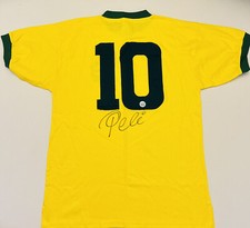 Pele Signed Brazil Shirt with COA