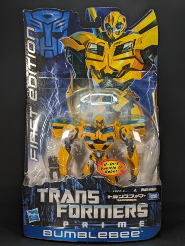 Transformers Prime Robots In Disguise Pierwsza edycja Bumblebee kompletny TAKARA - Zdjęcie 1 z 4
