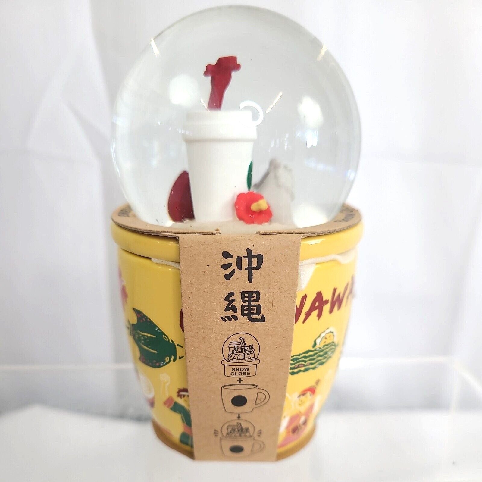 LIMITED EDITION Starbucks Japan Snow Globe Geography Series OKINAWA Mug