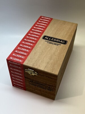 Illusione One-Off | Allegria Lonsdale Empty Cigar Box- 7.5'' x 4.25'' x 3.75''
