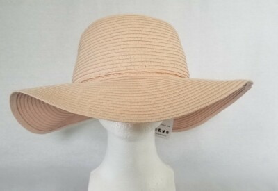 August Hat Company blush pink wide brim women display picture 2