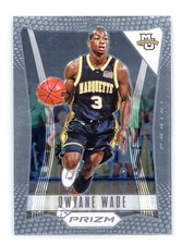 2021 Panini Prizm Draft Picks #12 Dwyane Wade Flashback Marquette Golden Eagles