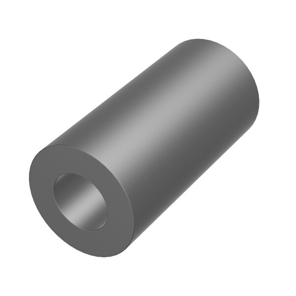 New Mild Steel Spacer Bushing 1" OD x 1/2" ID--Fits M12 or 1/2" Bolts