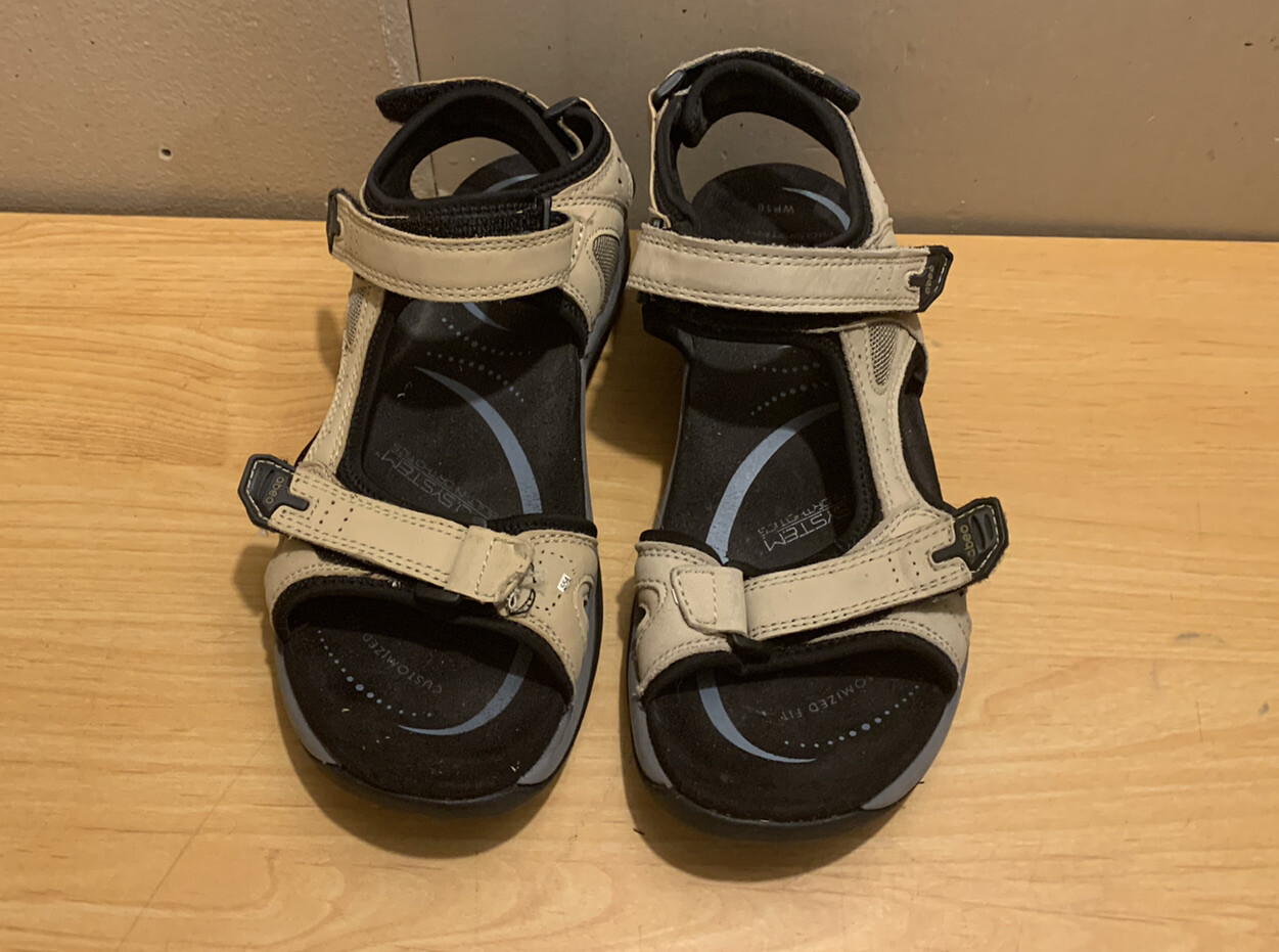 Abeo Huntington Post 10P Sport Sandals Women's Comfort Hiking Orthotic  Brown/Tan | eBay