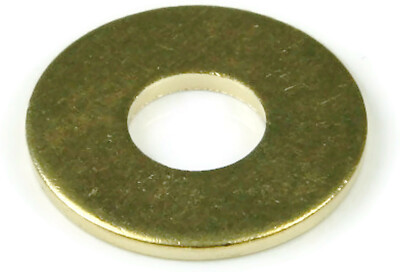 Flat Washers DZR Brass Standard Round Washers - Sizes #2 - 1-1/2''