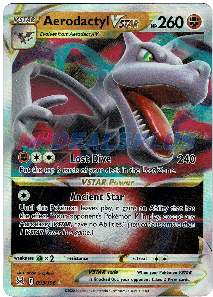 Carta Pokémon Aerodactyl V ASTRO (LOR 093) - Ultra Rare - Origine