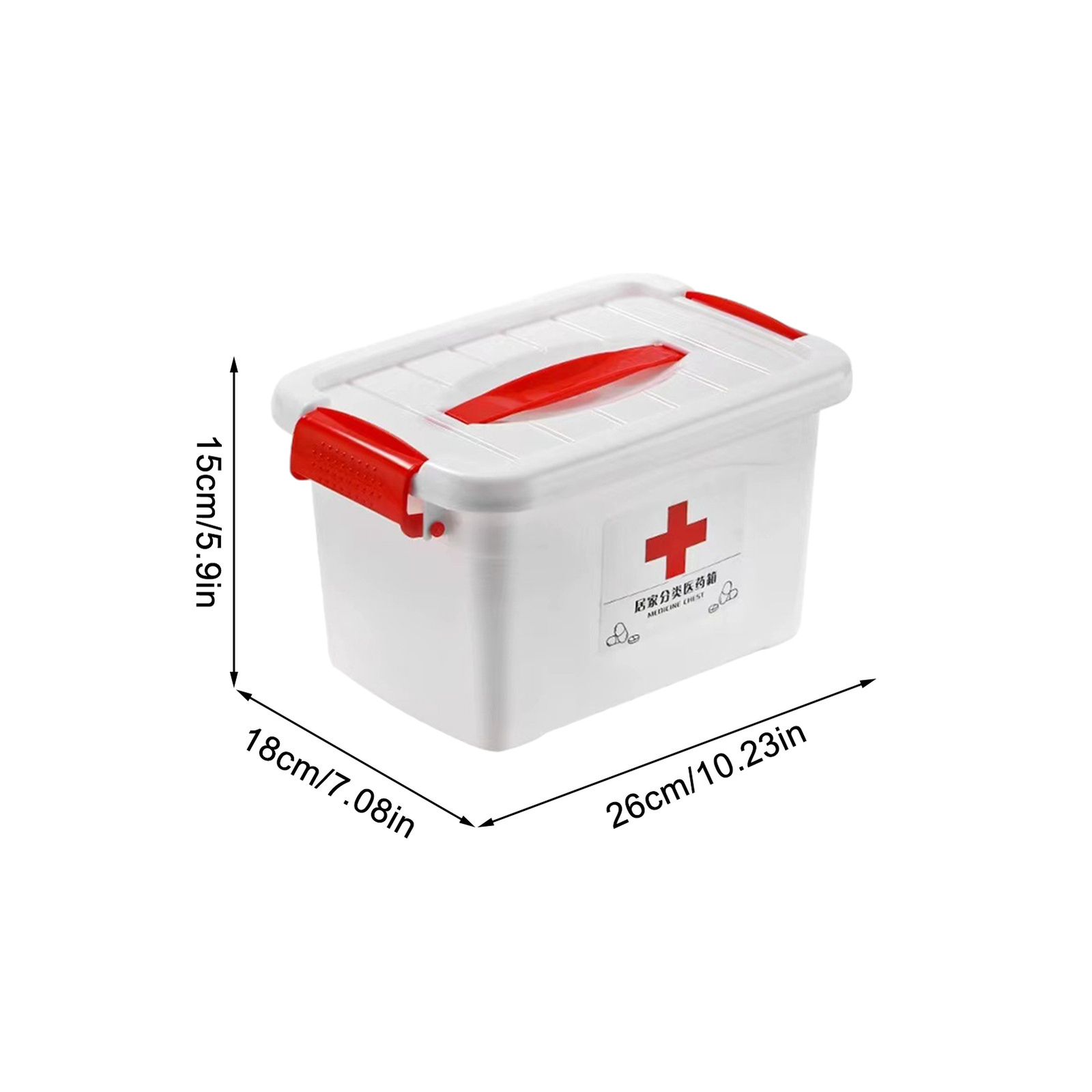 Medicine Storage Box Portable Medicine Storage Container Large Capacity