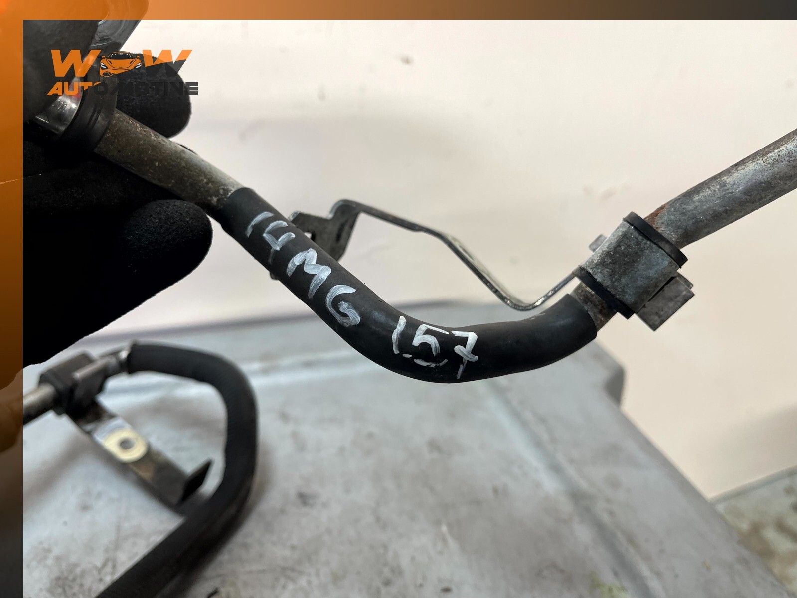 14-16 MASERATI GHIBLI QUATTROPORTE POWER STEERING PUMP OIL HOSE TUBE LINE OEM