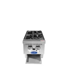 Atosa ACHP-2-NG 2 BURNER HOT PLATE NAT GAS 32,000 BTU BURNERS