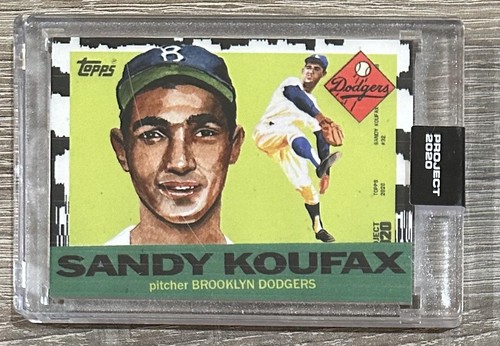 Sandy Koufax #2 2020 Topps Project 2020 card