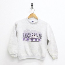 Vintage Kids Kansas State University Wildcats Sweatshirt Youth Medium