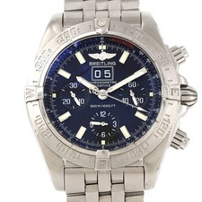 Authentic Breitling Blackbird A44359/A449B11PAS Stainless Steel Mechanical A...