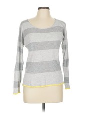 M Rena Women Gray Pullover Sweater M