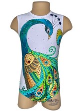 Stylish rhythmic gymnastics Leotard, Acrobatic competition Body Kids Age6-8Years