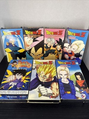 Dragon Ball Z VHS Lot Funimation Uncut Episodes Anime Vintage 7
