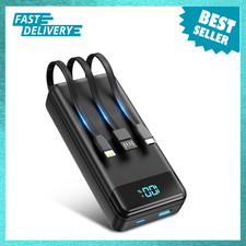 Portable Power Bank 40000mAh PD 22.5W Fast Charging USB C iOS Type C Multiple