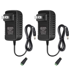 12V 2A LED Power Supply, 24W AC Adapter, 100-240V AC to 12V DC Transformer, 12 V