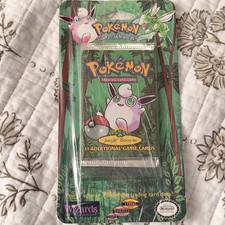 Pokemon Jungle Blister Pack Wigglytuff New Sealed Vintage WOTC 1999