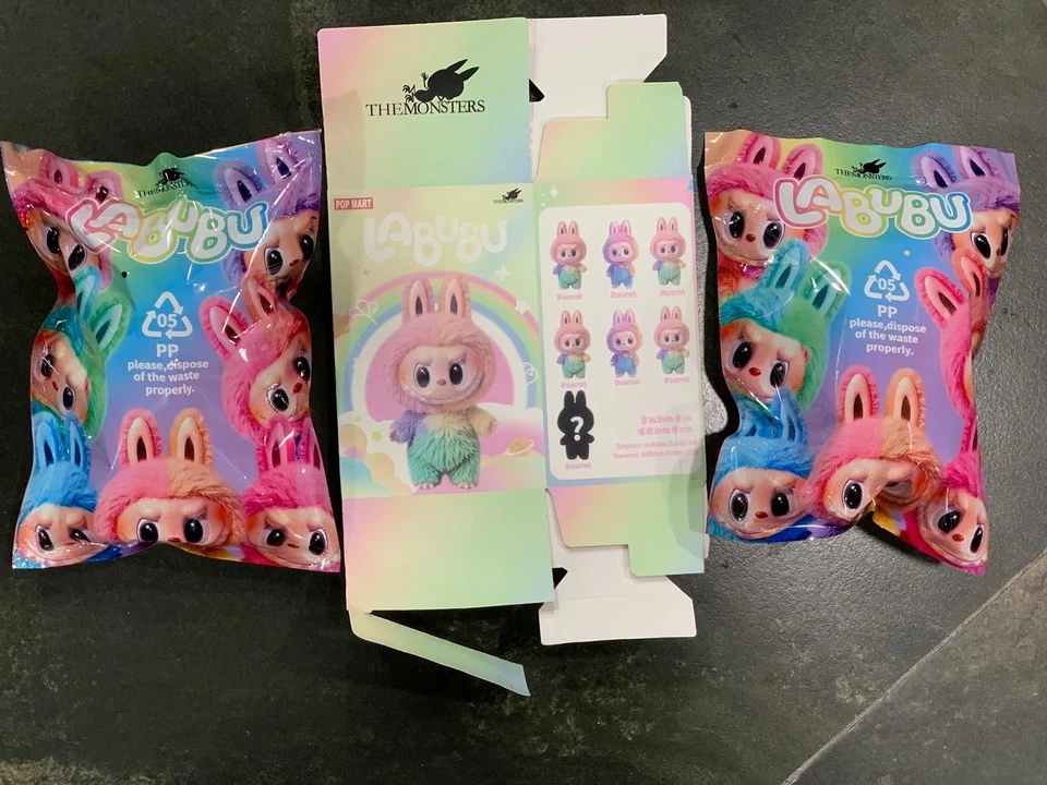 V4 New The Monsters Rainbow & Secret Series Colourful Gen 4 Plush Figure 17cm - Image 3 of 3