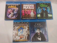 Comedy Movies Blu-ray Lot Paul Brides Maids Green Hornet Dark Shadows Parnassus