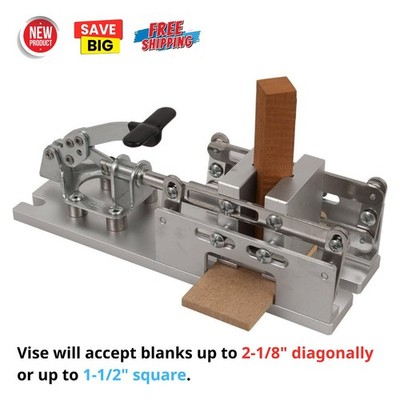 Pen Blank Drilling Self Centering Vise Work Bench Drill Press Jig Wood Turner