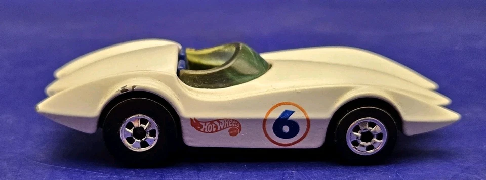 De colección 1976 Hot Wheels Speed Racer Mach 6 Segundo Viento 3" Diecast Suelto Mattel Foto 3 de 4